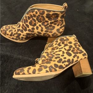 Leopard Booties